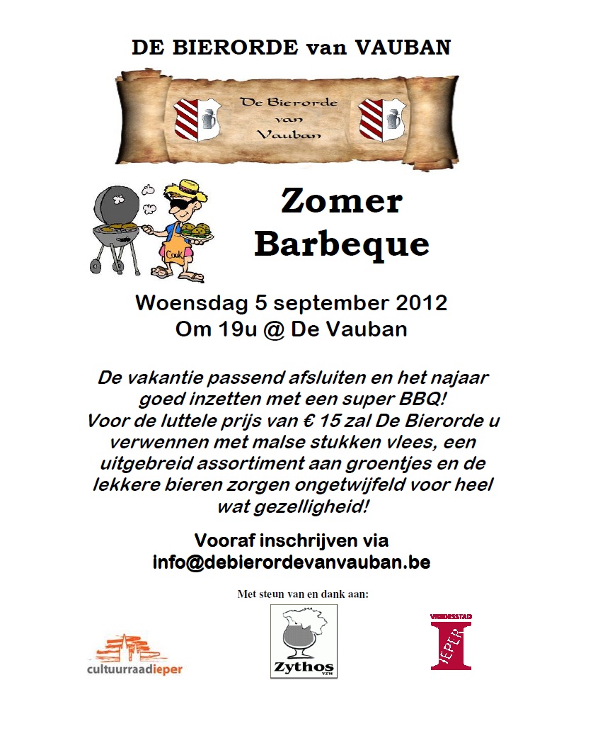 affiche bbq 2012